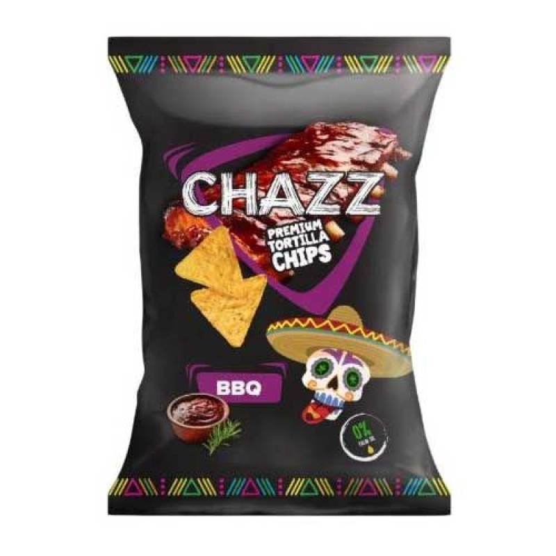 Tortilla Chips with BBQ Flavor Chazz 100gr