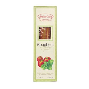 Dalla Costa Tricolor Spaghetti Pasta with Tomato and Basil 500g