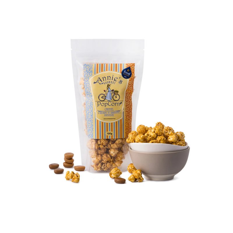 Annie's Gourmet Caramel Coated Pop Corn 100gr
