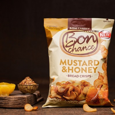 Gudobele Bread Crisps With Mustard And Honey 120gr