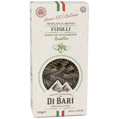 Fusilli Pasta with Basil Taralloro 250g