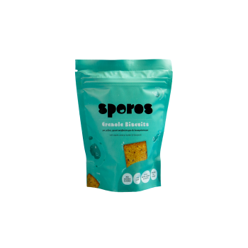 Organic Baby Oatmeal Cookies with Apple, Peanut Butter & Flaxseed +12 months Sporos 100gr