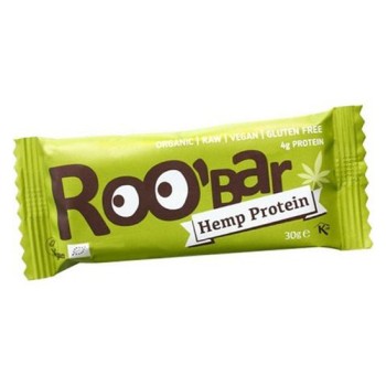 Organic Raw Protein Bar With Hemp Roo Bar 30gr