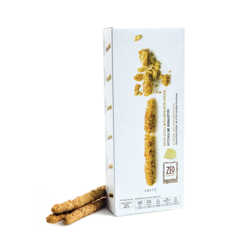 Breadsticks with Kefalotyri Crete Zeo Bakers 160gr