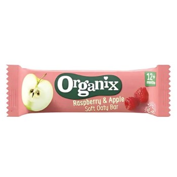Baby Individual Oatmeal Bar with Raspberry and Apple +12 months Organix 23gr