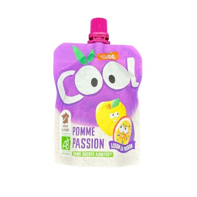 Organic Baby Fruit Dessert Apple Passion Fruit Vitabio 90gr