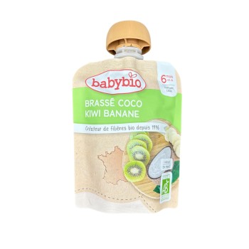 Organic Baby Puree Kiwi/Banana/Coconut Babybio 85gr +6 months