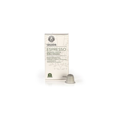 Organic Espresso Rubia in Capsules (10pcs) 12Gods 60gr