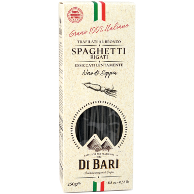 Taralloro Spaghetti with Cuttlefish Ink 250gr
