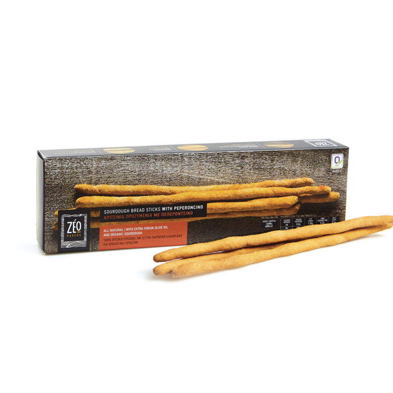 Zeo Bakers Pre-Dough Breadsticks with Peperoncino 160gr