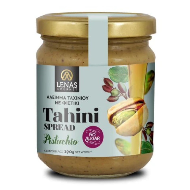 Tahini with Honey & Pistachio Sugar Free Lenas Gourmet 190gr