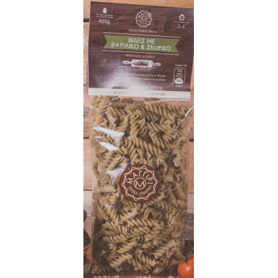Screws with Basil and Garlic Handmade Mangiri 400gr