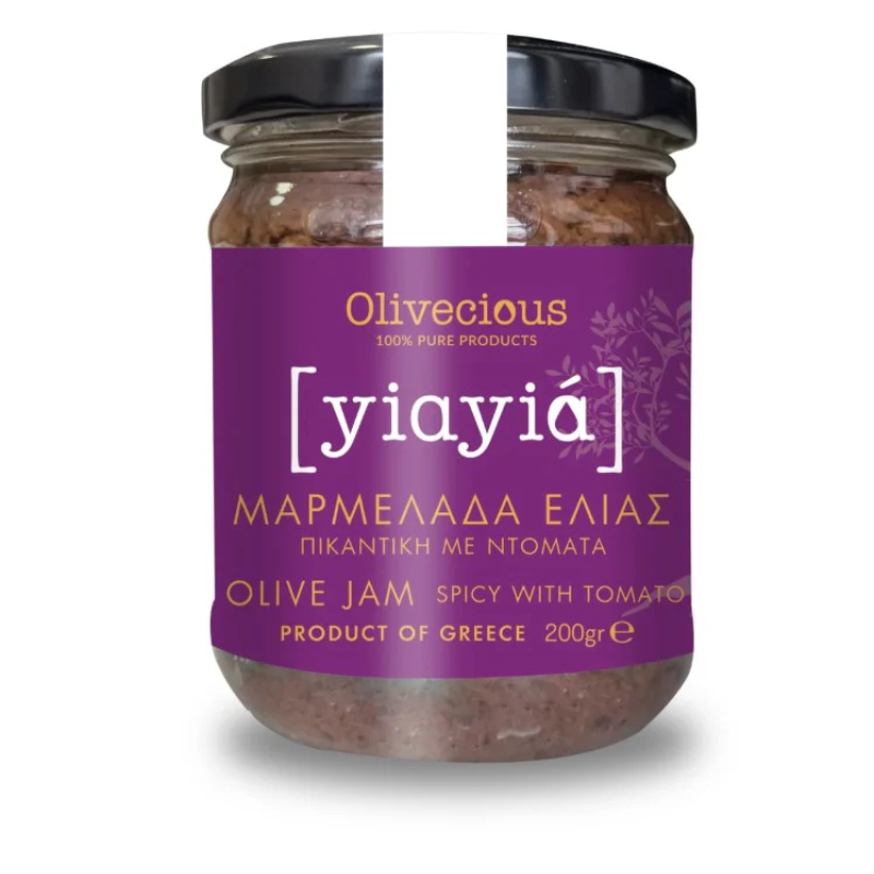 yiayia Spicy Olive Jam Olivecious 200gr