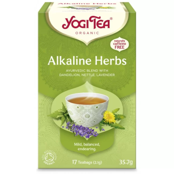 Organic Tea Alkaline Herbs Yogi Tea 17 Sachets 35.7gr