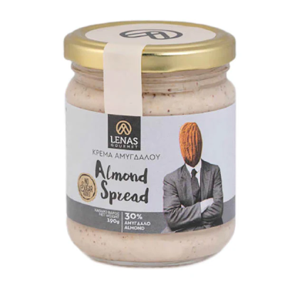 Lenas Gourmet Sugar-Free Almond Spread 190gr