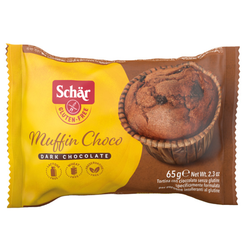 Individual Gluten-Free Chocolate Muffin Schar 65gr