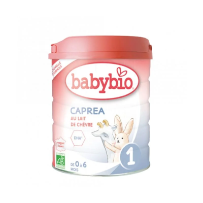 Organic Baby Goat Milk Powder Caprea 1 Without Palm Oil (0-6 months) BabyBio 800gr