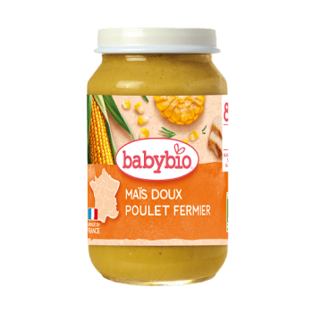 Organic Vegetable Meal with Sweet Corn and Chicken 8+ months Babybio 200gr