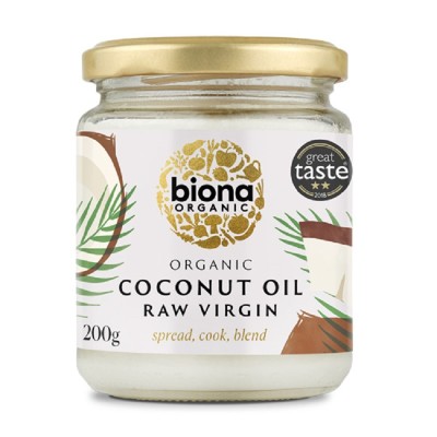 Organic Pure Coconut Oil Biona 200gr
