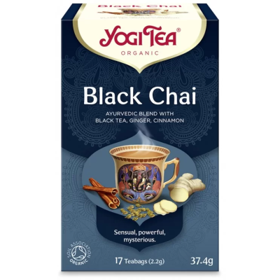 Organic Black Tea Yogi Tea 17 Tea Bags 37.4gr