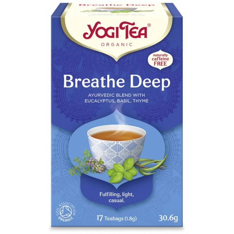 Organic Tea Breath Deep Yogi Tea 17 Sachets 30.6gr