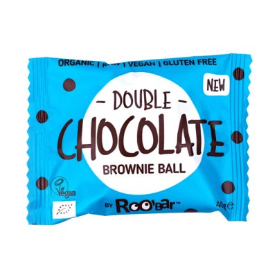 Brownie Ball With Double Chocolate Roo Bar 40gr