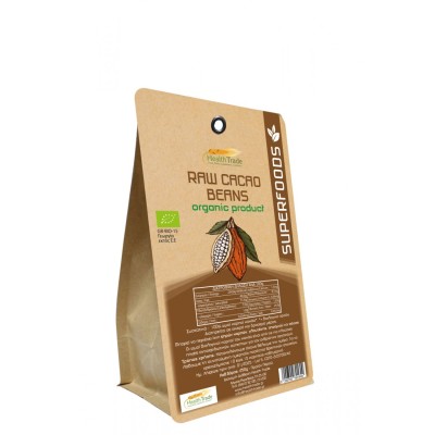Organic Raw Cacao Nuts Health Trade 250gr