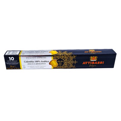 Espresso Capsules 100% Colombia Arabica (10pcs) Antibassi 50gr