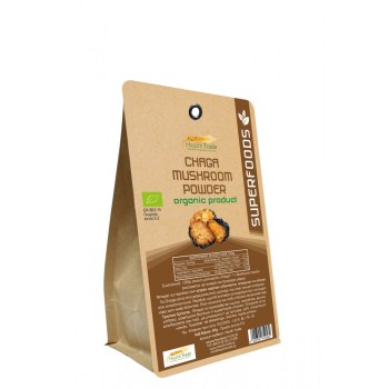 Organic Chaga Mushroom Powder Health Trade 60gr