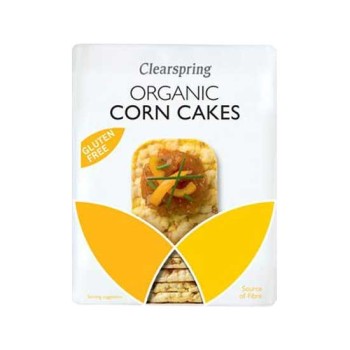 Organic Gluten Free Corn Wafers Lightly Salted Clearspring 130gr