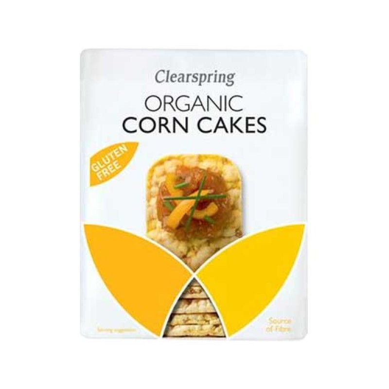 Organic Gluten Free Corn Wafers Lightly Salted Clearspring 130gr