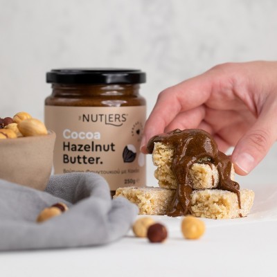 Hazelnut Butter with Cocoa and Agave The Nutlers 250gr