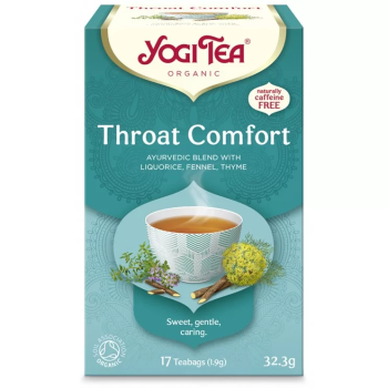 Organic Throat Comfort Tea Yogi Tea 17 Sachets 32.3gr