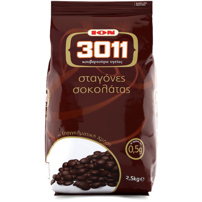 Chocolate Couverture Health 3011 56% Cocoa in Drops ION 2.5kg