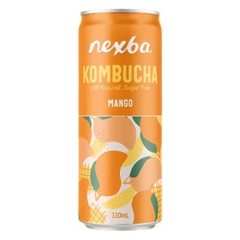 Kombucha Mango Sugar Free Nexba 330ml