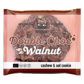 Organic Oatmeal Cookie Kookie Cat With Double Chocolate And Walnuts Roobar 50gr