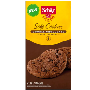 Schar Gluten Free Double Chocolate Soft Cookies 210gr