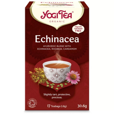Organic Echinacea Tea Yogi Tea 17 Sachets 30.6gr