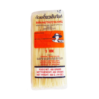 Rice Pasta Wide for Stir Fry & Soups 3mm Farmer 400gr