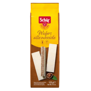 Schar Gluten Free Hazelnut Praline Filled Wafers 125gr