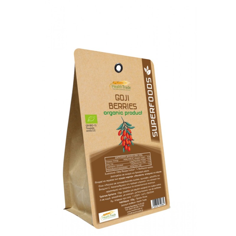 Organic Goji Berries Health Trade 100gr