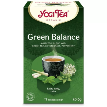 Organic Green Balance Yogi Tea 17 Sachets 30.6gr