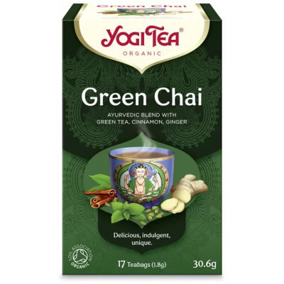Organic Green Tea Yogi Tea 17 Sachets 30.6gr