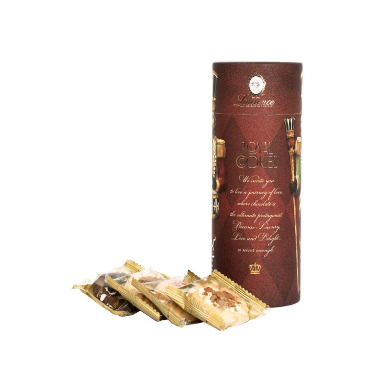 Mini Royal Cookies Tarts (4 Flavors) in Christmas Packaging Laurence 195gr