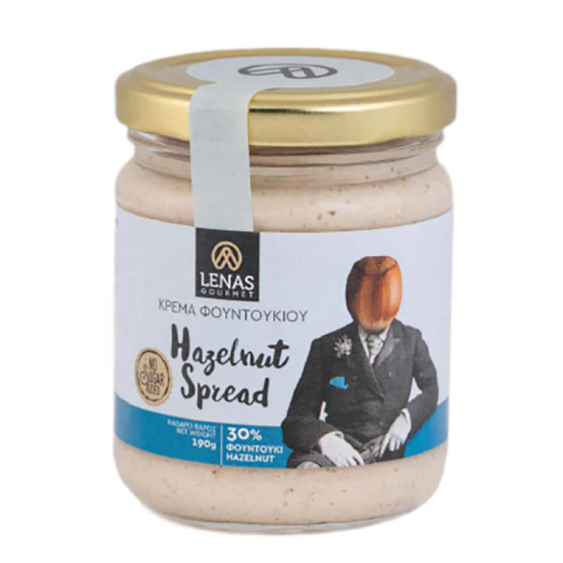 Lenas Gourmet Sugar-Free Hazelnut Spread 190gr