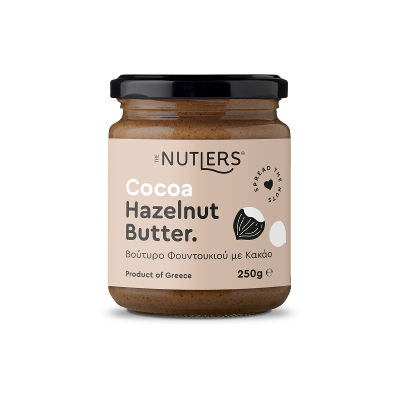 Hazelnut Butter with Cocoa and Agave The Nutlers 250gr
