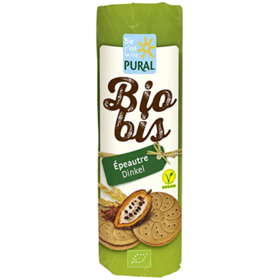 Organic Dinkel Cookies With Cocoa Cream Filling Pural 320gr