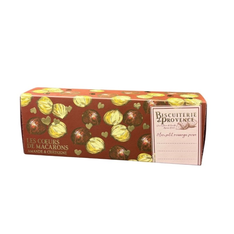 Almond & Chestnut Heart Shaped Biscuterie de Provence 90gr