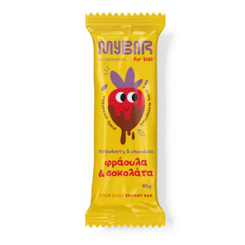 Kids Bar with Strawberry & Chocolate Mybar 45gr