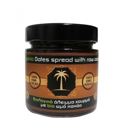 Organic Date Spread With Raw Cocoa Without Sugar Health Trade 250gr